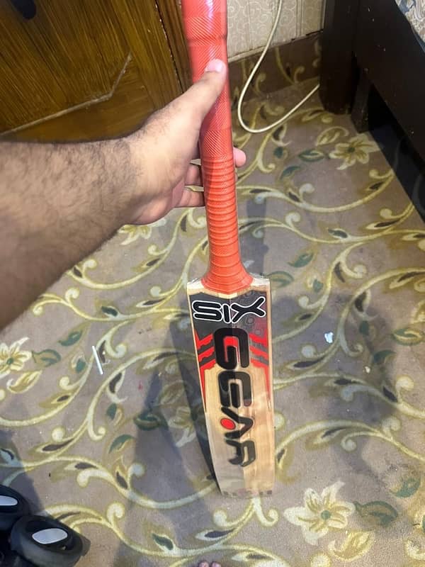 Six gear Hardball bat english willow urgent sale 5