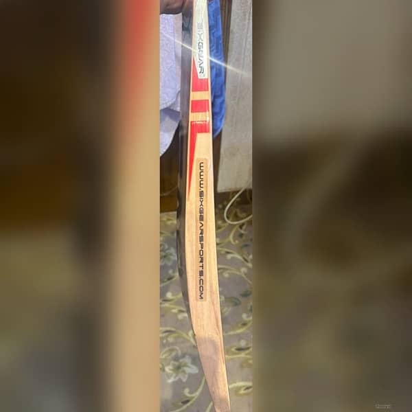 Six gear Hardball bat english willow urgent sale 6