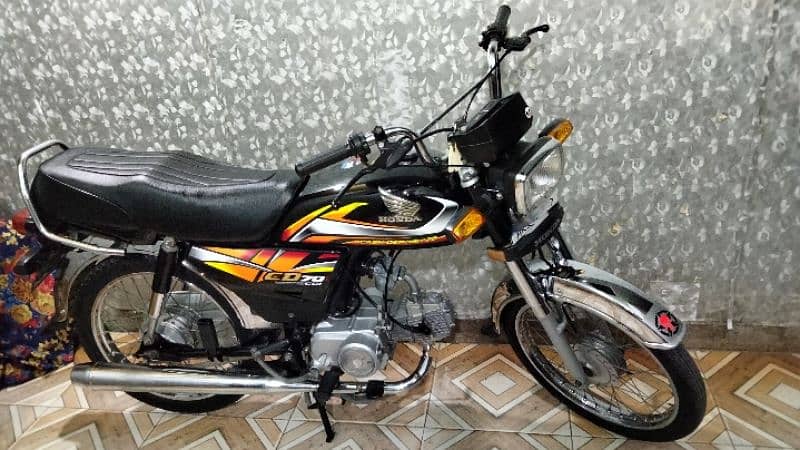 Honda cd 70 22 model urgent sale 17