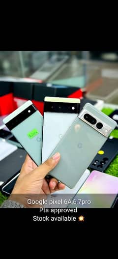 Google pixel 6A 6a 6gb/128gb,8gb/128gb pta approved