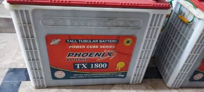 4 Used Phoenix TX1800 tubular batteries for sale