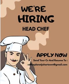 Head/Executive Chef Required