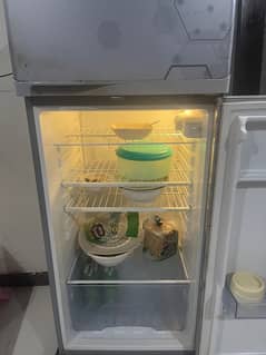 haier fridge good condition  gray color