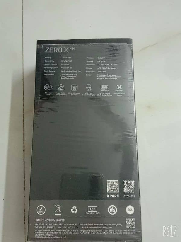 Infinix X neo Available for sale in very good condition 10/ 10 2