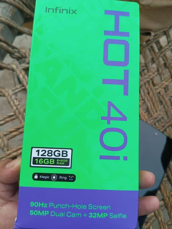 Infinix Hot 40i in lush condition With 8 month warranty 6