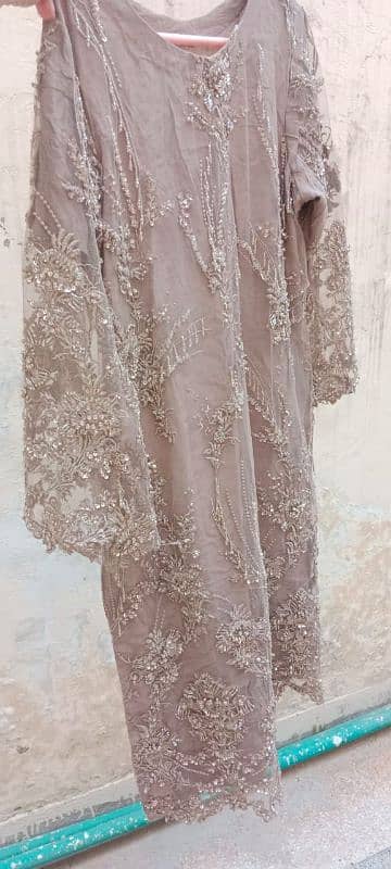 embroidered net 3 piece suit 3