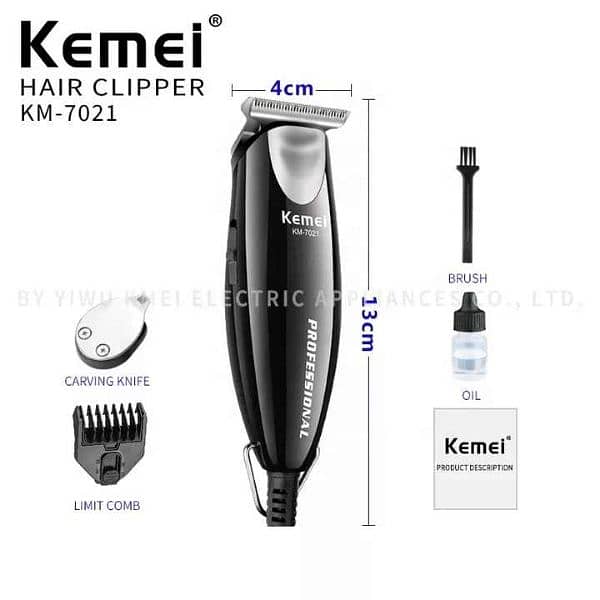 Kemei KM-7021 4 in 1 hair trimmer 2