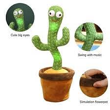 Dancing Cactus Talking Toy, Cactus Plush Toy, Wriggle & Singing Recor 5