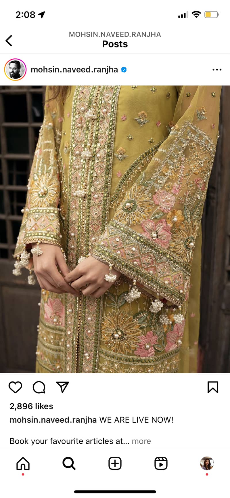 Party Wear Dress | Wedding Dress | Mohsin Naveed Ranjha Collection 1