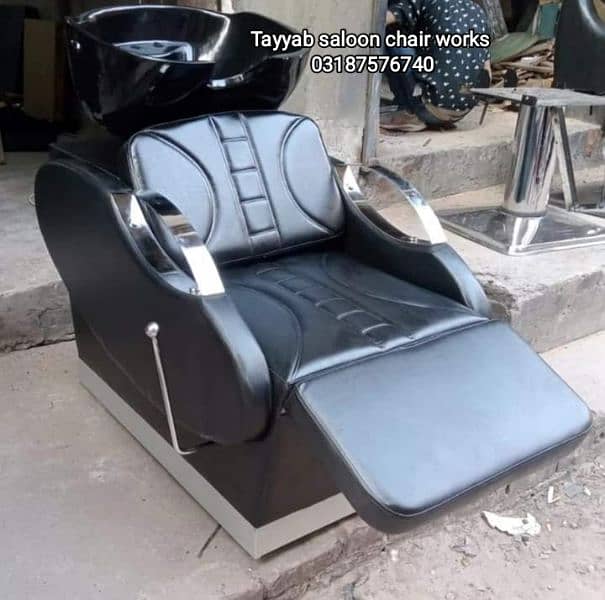 Saloon Chair/Parlour Chair/Facial Bed/Hair Wash Unit/Pedicure/Salon 3