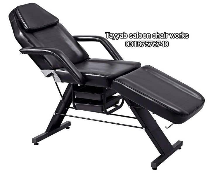 Saloon Chair/Parlour Chair/Facial Bed/Hair Wash Unit/Pedicure/Salon 11