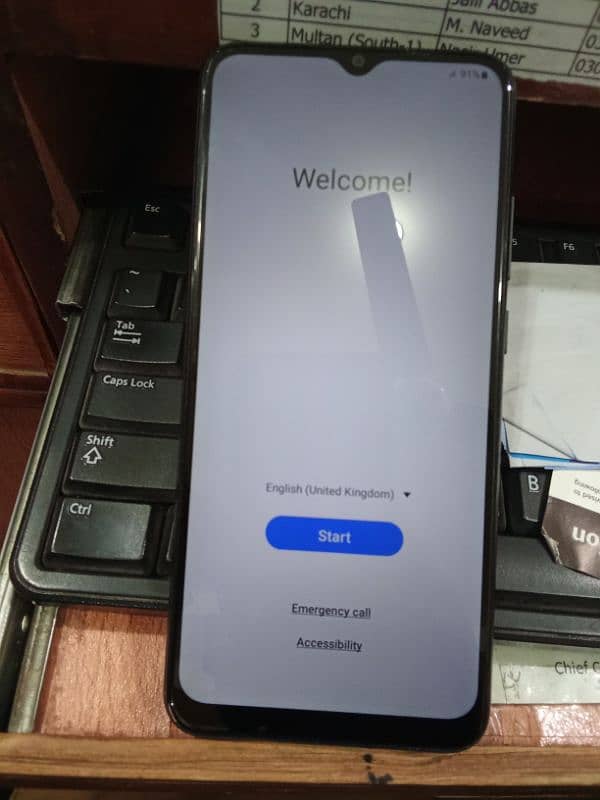 Samsung Galaxy A03 with complete box for sale only 0