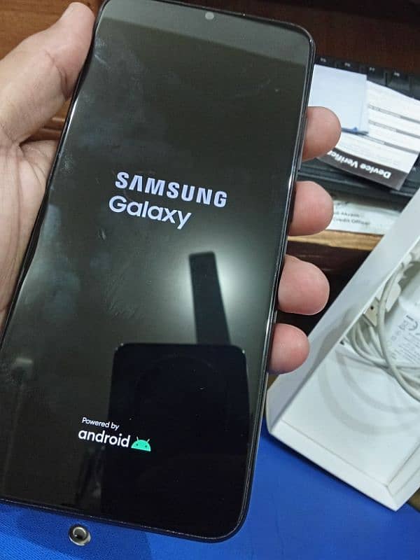 Samsung Galaxy A03 with complete box for sale only 9