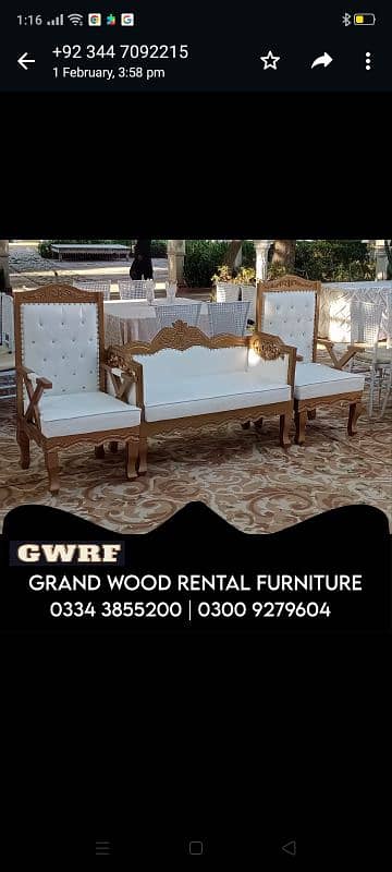 Rental sofa provide only Karachi city 4