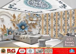 3D wallpaper home decorations with 5 year warranty