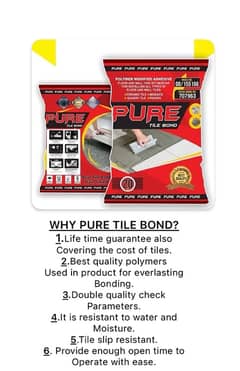 Pure tile bond