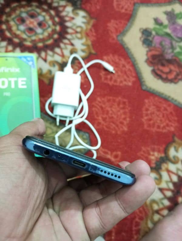 INFINIX NOTE 10 PRO 8/128 COMPLETE BOX ORIGNAL CHARGER 3