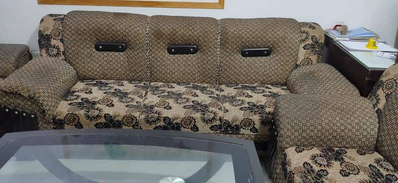 6 seater sofa set like new 3