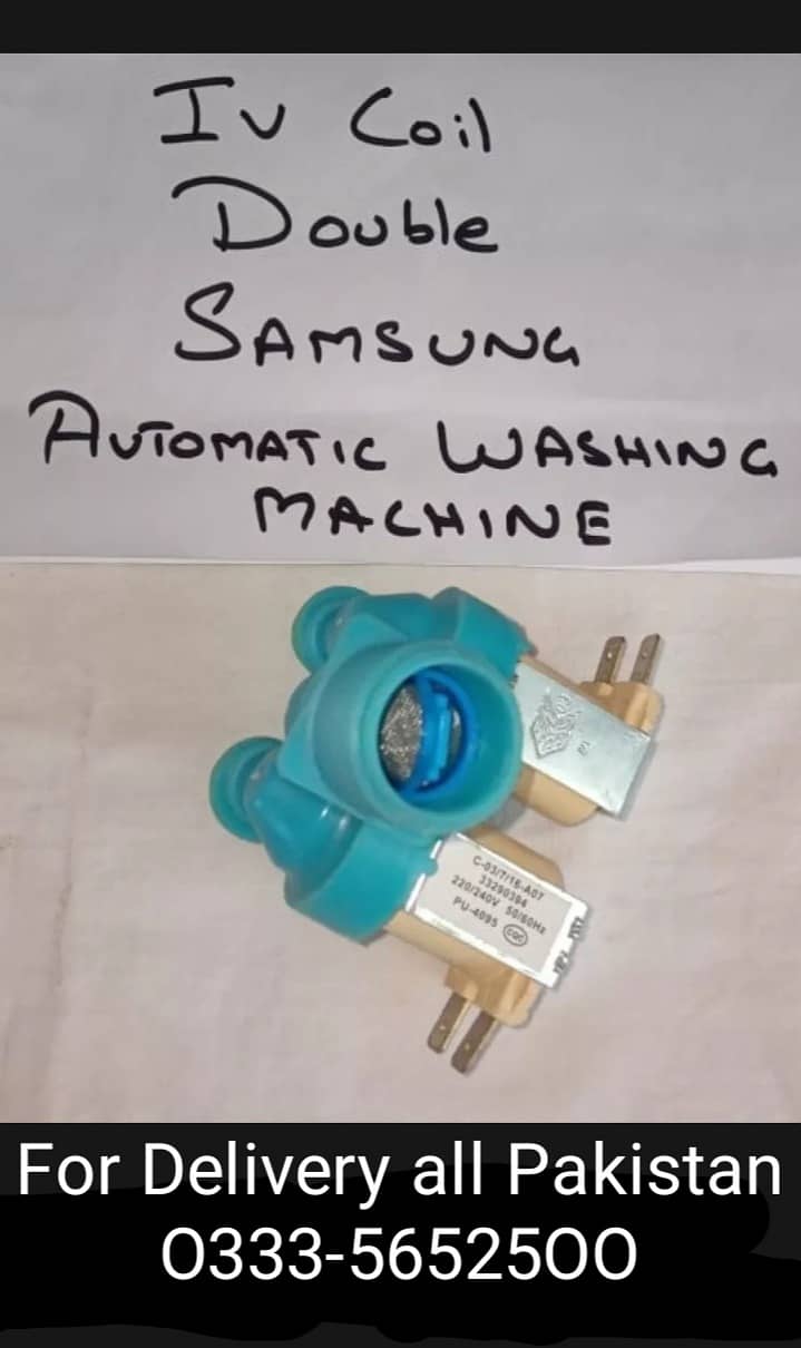 Samsung washing machine water inlet valve dual coil delivery avail 0