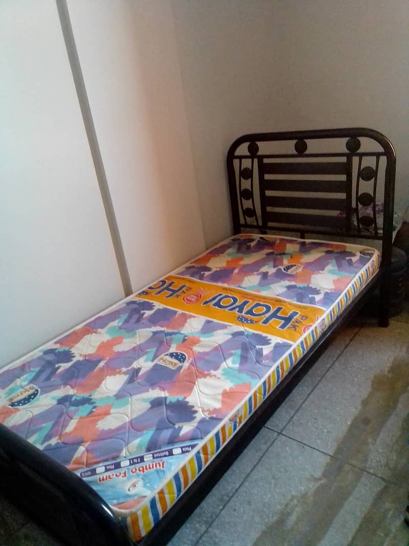 New single bed with mattress for sale 0