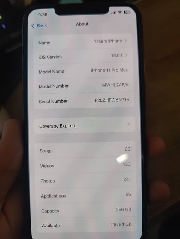 iPhone 11 Pro Max 256Gb PTA Approved 4