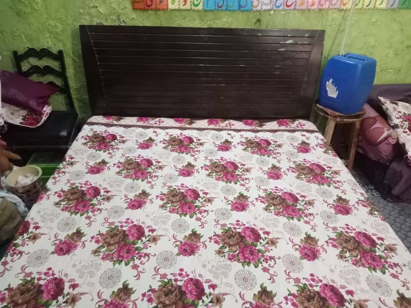 urgent double bed for sale 1