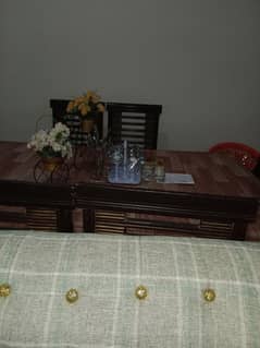 dining table & safa set 5 seatar 0