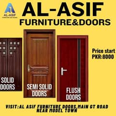 Best Quality All kind of Doors avaliable in Al-Asif furniture & doors