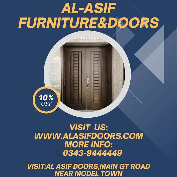 Best Quality All kind of Doors avaliable in Al-Asif furniture & doors 2