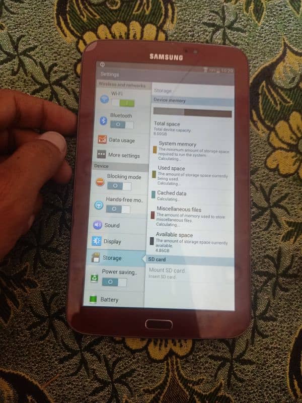 samsung Galaxy tab smt 210 7