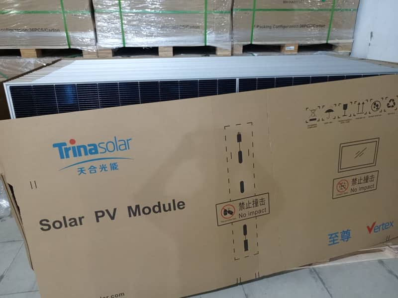 Trina Solar N type 610watt Bifacial 3