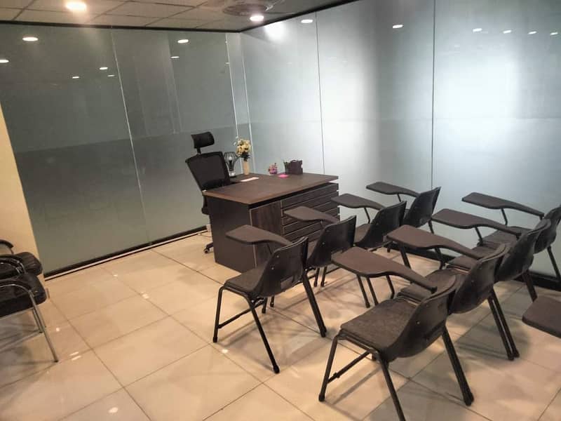 Fully furnished office space for rent in mm Alam road gulberg ready to move office 1