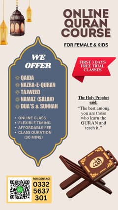 Learn Quran online/ Online Quran Teacher/Tutor/ online Quran Academy