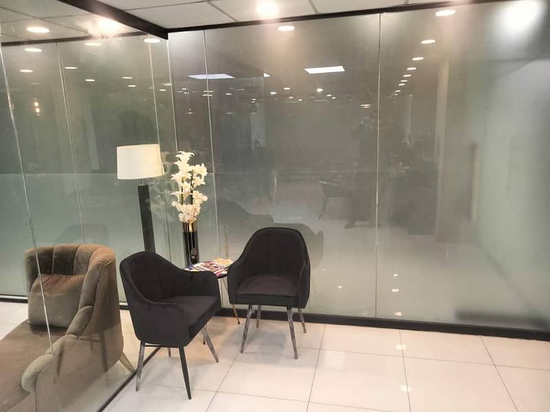 Fully furnished office space for rent in mm Alam road gulberg ready to move office 5