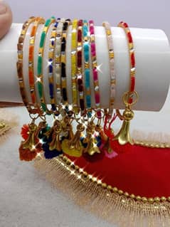 Multi color bangles 0