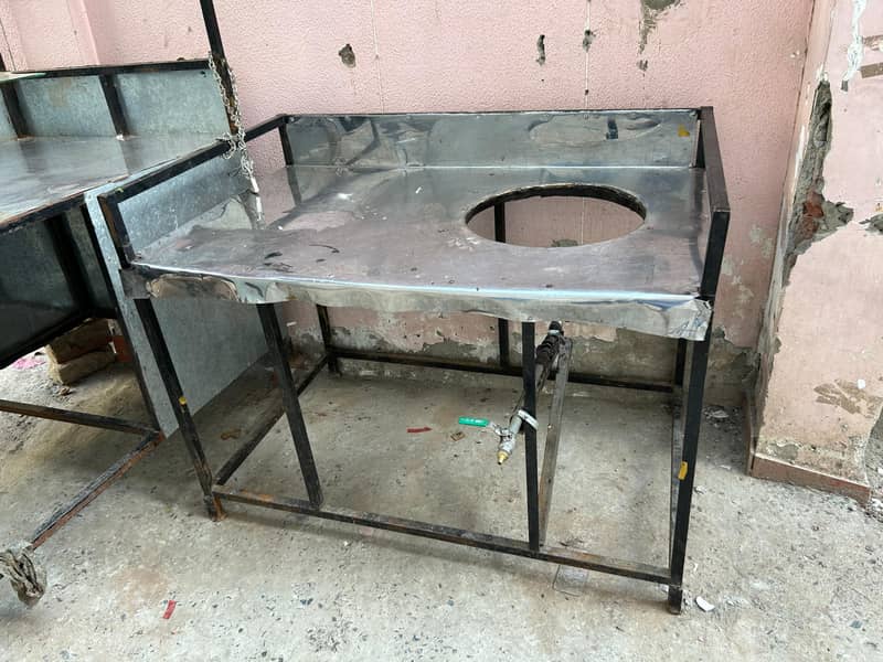 Burger Shawarma Fries Table for sale Urgent 3