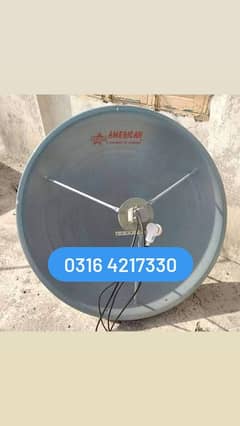 HD Dish Antenna  sitting contact 0316 4217330