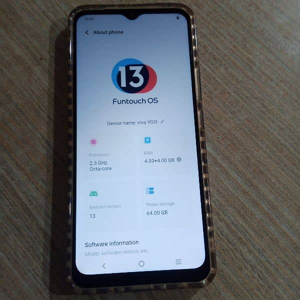 vivo A02t 4+4 ram 64 rom 2