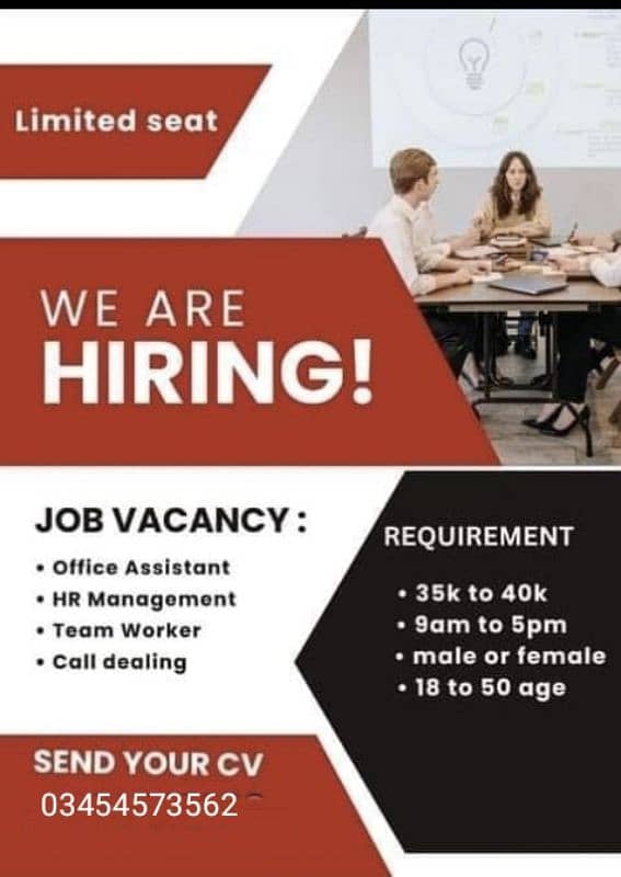 Karachi hiring seet available 0