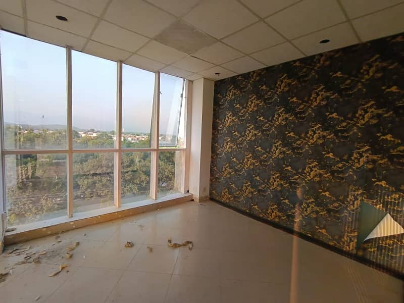 Main Double Road Located Building Corner 1200 Sqft Commercial Space Available On Rent For Office In I-8 Markaz Islamabad 8