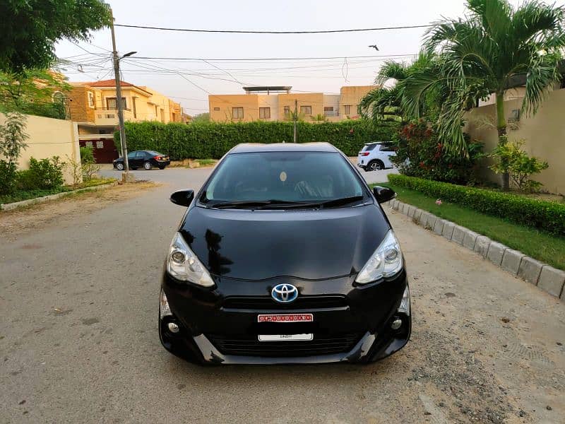 TOYOTA AQUA (G) PUSH START 1.5cc MODEL 2014(DEC) REG. 2018 BLACK BEAUTY 1