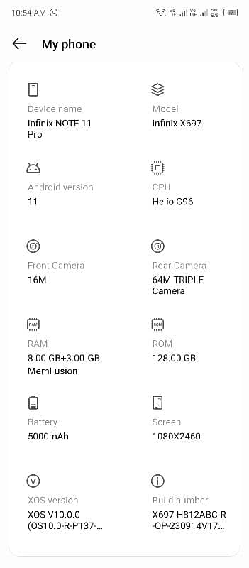 Infinix Note 11 Pro 8Gb & 128Gb 1