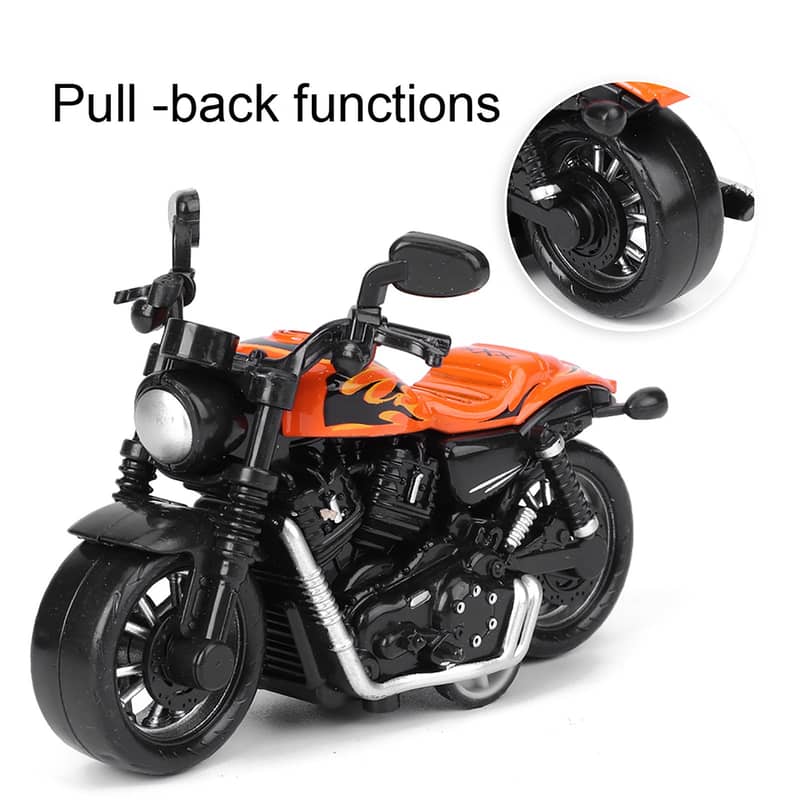 Toy for Boys / Kids - Toy Bike Motorcycle Motorbike - Pull Back 1