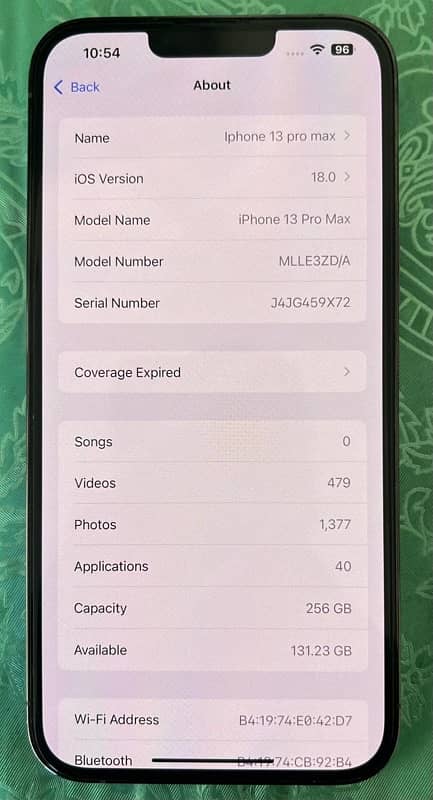 Iphone 13promax 256gb 4