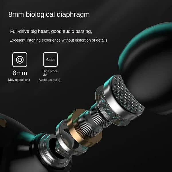 M25 Tws Ear Buds | Stereo Waterproof Earbuds Headset 5