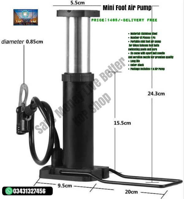 Foot and Hand Air Pumps 8