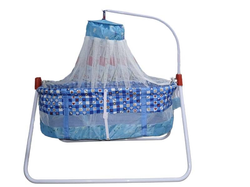 Best Quality Iron Frame Baby Cradle with mosquito net 1