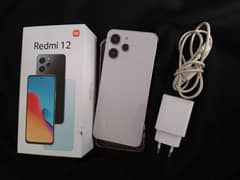 Redmi 12 8+8Gb Ram 256 GB Rom with Box and charger