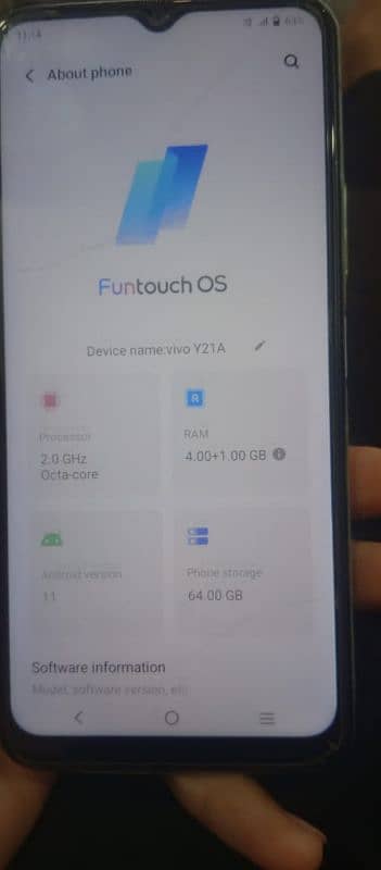 vivo Y21A 10 by 9 condition all ok 6