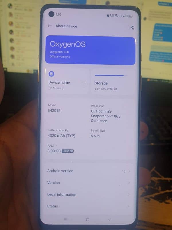 OnePlus 8 Dual Sim 8-128 Exchange Possible With 256 Gb phones 3